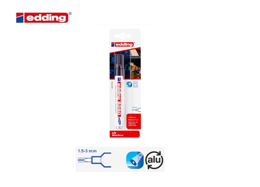 Edding 8280 securitas UV-marker blister van 1 transparant