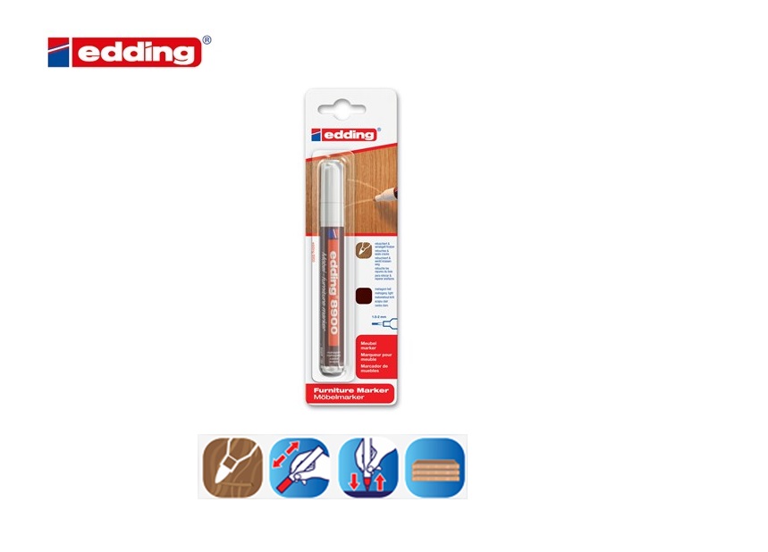 Edding 8900 meubelmarker blister van 1 spierwit | DKMTools - DKM Tools