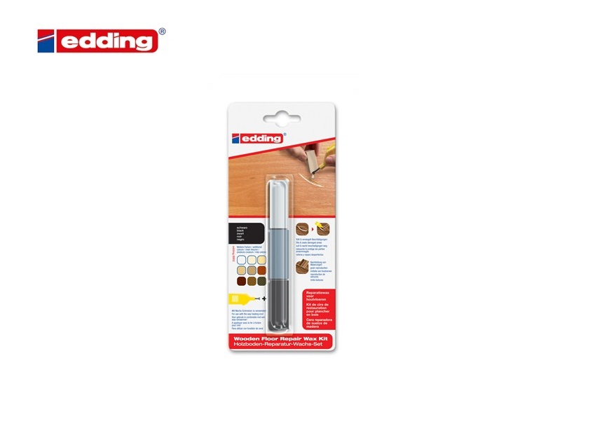 Edding 8902 reparatieset voor houten vloeren blister van 3 beukenhout | DKMTools - DKM Tools