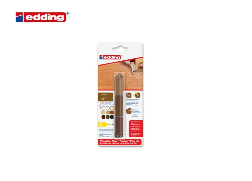 Edding 8902 reparatieset voor houten vloeren blister van 3 oud vurenhout | DKMTools - DKM Tools