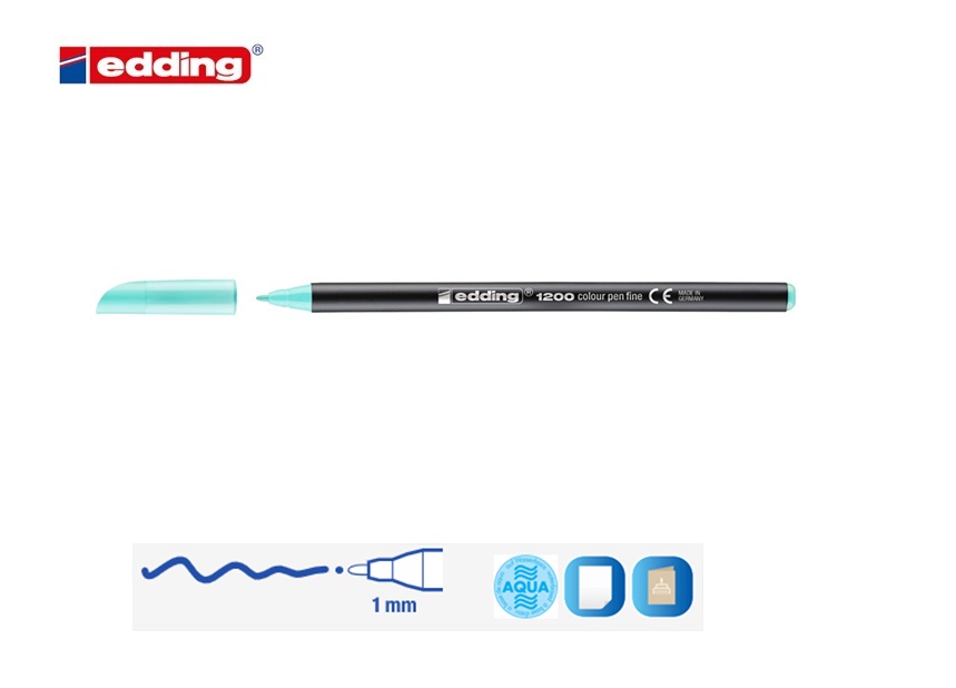 Edding 1200 viltstift fijn zoete munt