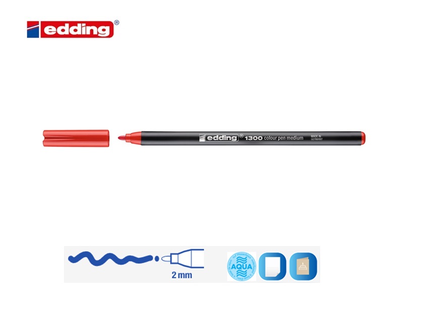 Edding 1300 viltstift medium staalblauw | DKMTools - DKM Tools