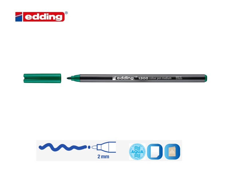 Edding 1300 viltstift medium zwart | DKMTools - DKM Tools