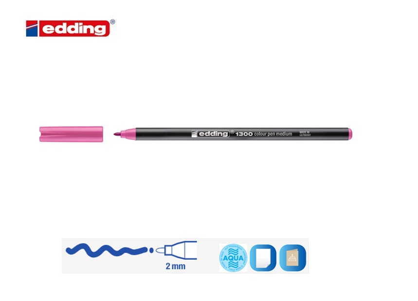 Edding 1300 viltstift medium roze