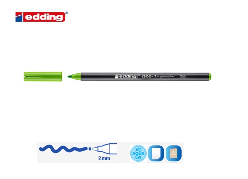 Edding 1300 viltstift medium lichtgroen