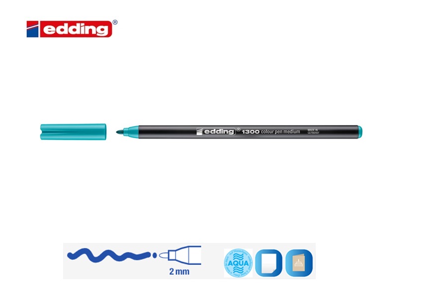 Edding 1300 viltstift medium turquoise