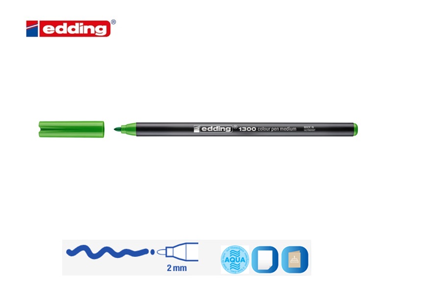 Edding 1300 viltstift medium bladgroen