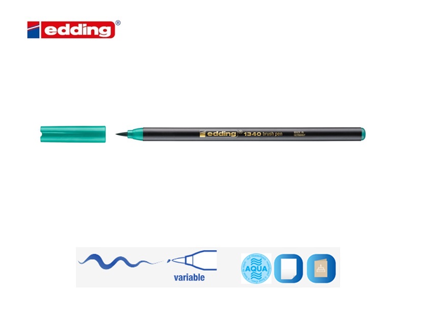 Edding 1340 brush pen groen