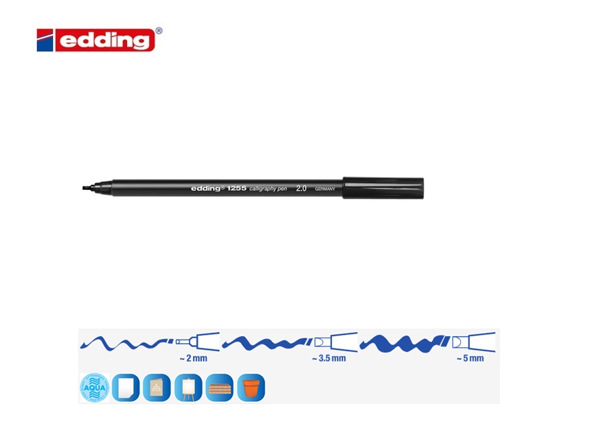 Edding 1255 kalligrafiestift donkerbruin 5mm | DKMTools - DKM Tools