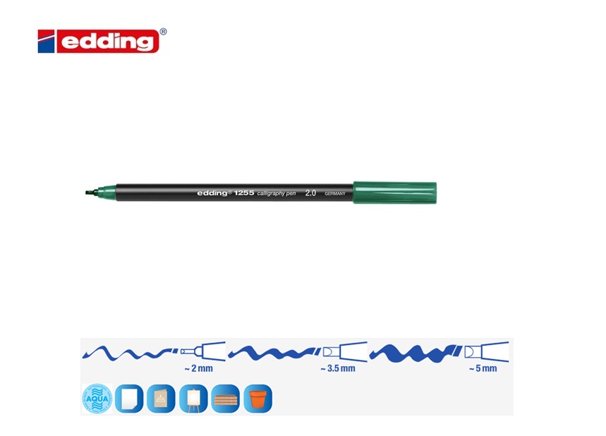 Edding 1255 kalligrafiestift staalblauw 2mm | DKMTools - DKM Tools