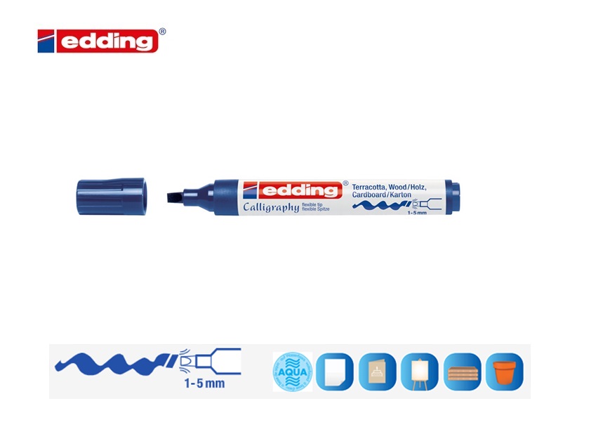 Edding 1455 kalligrafiemarker flesgroen | DKMTools - DKM Tools