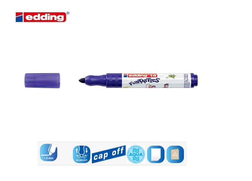 Edding 14 kinderviltstift violet