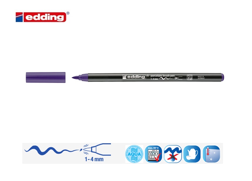 Edding 4200 porseleinstift violet