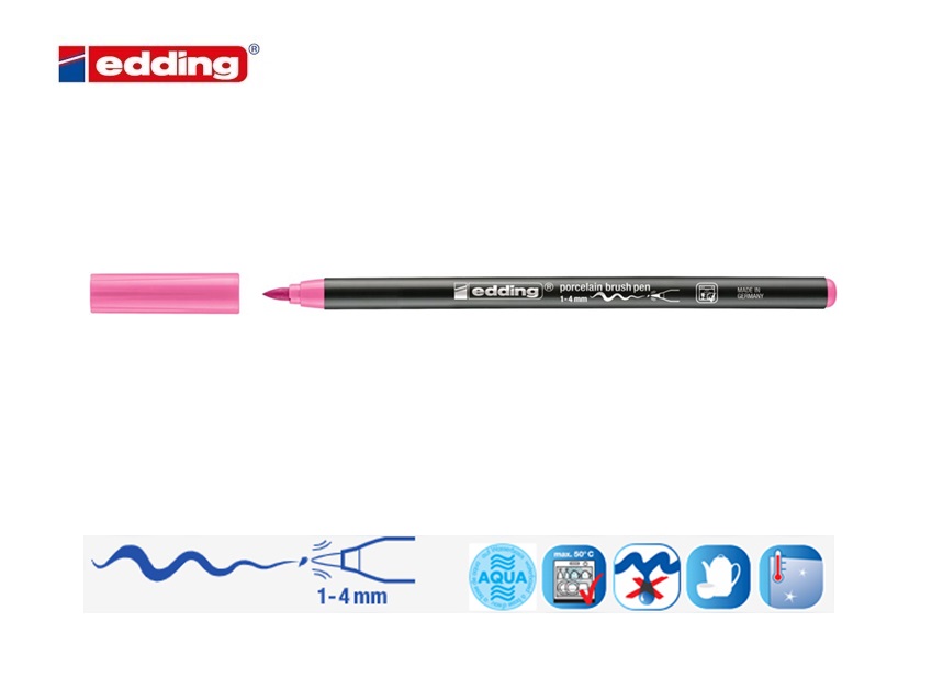 Edding 4200 porseleinstift roze