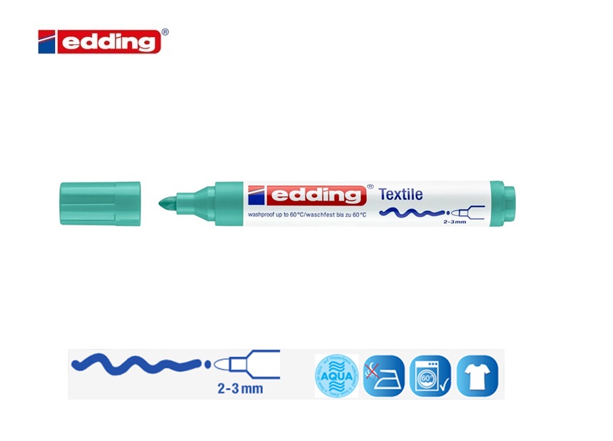 Edding 4500 textielmarker vaalgroen