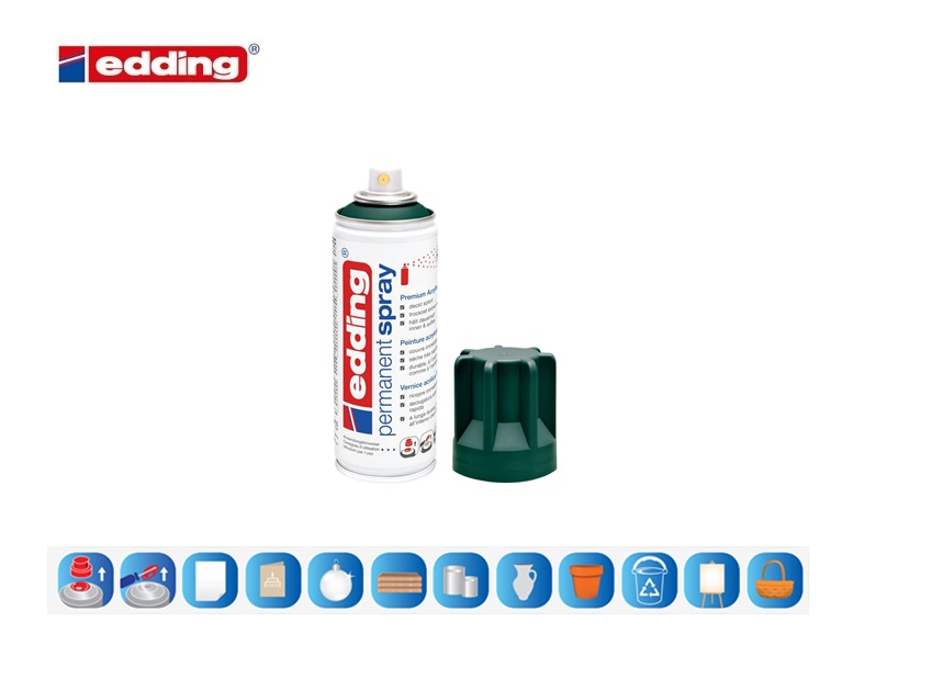 Edding 5200 permanent spray diepzwart mat | DKMTools - DKM Tools