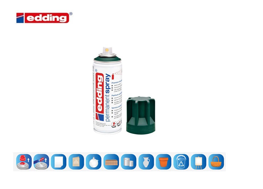 Edding 5200 permanent spray verkeersrood mat | DKMTools - DKM Tools