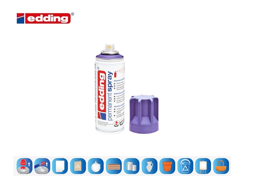 Edding 5200 permanent spray lila mat