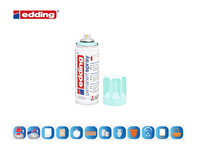 Edding 5200 permanent spray pastelblauw mat