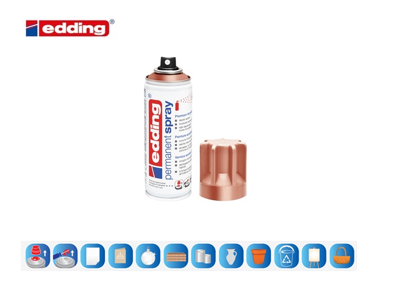 Edding 5200 permanent spray kostbaar koper