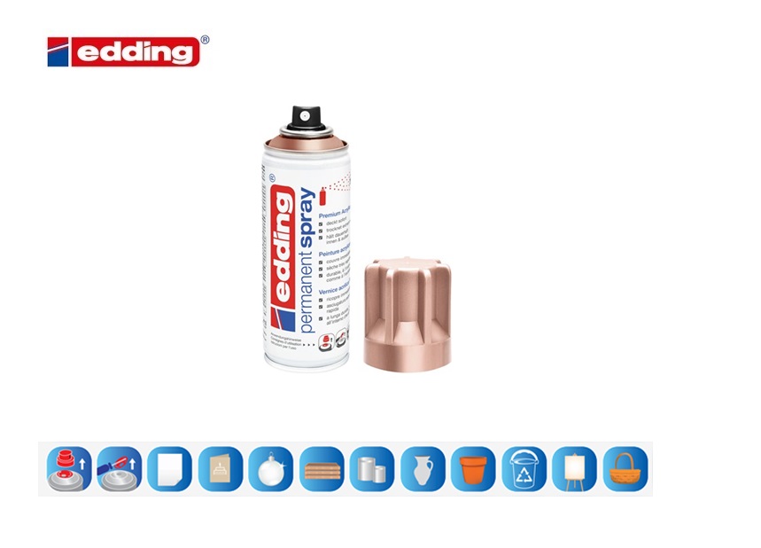 Edding 5200 permanent spray roségoud