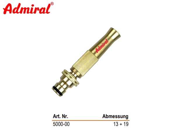 Insteekkoppeling Admiral Stick set messing 13 mm | DKMTools - DKM Tools