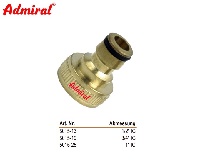 Insteekkoppeling Admiral Stick kraan V 1/2