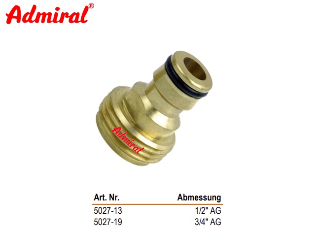 Insteekkoppeling Admiral Stick apparaat V 1/2