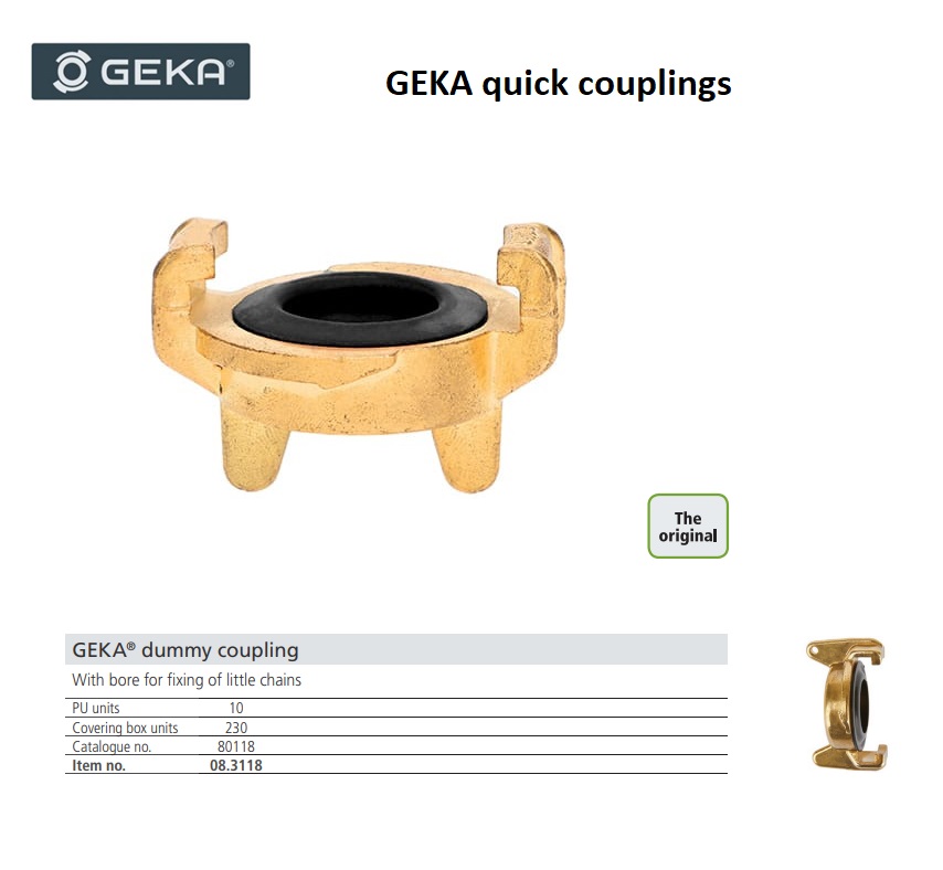 GEKA-Slangafsluitkoppeling | DKMTools - DKM Tools