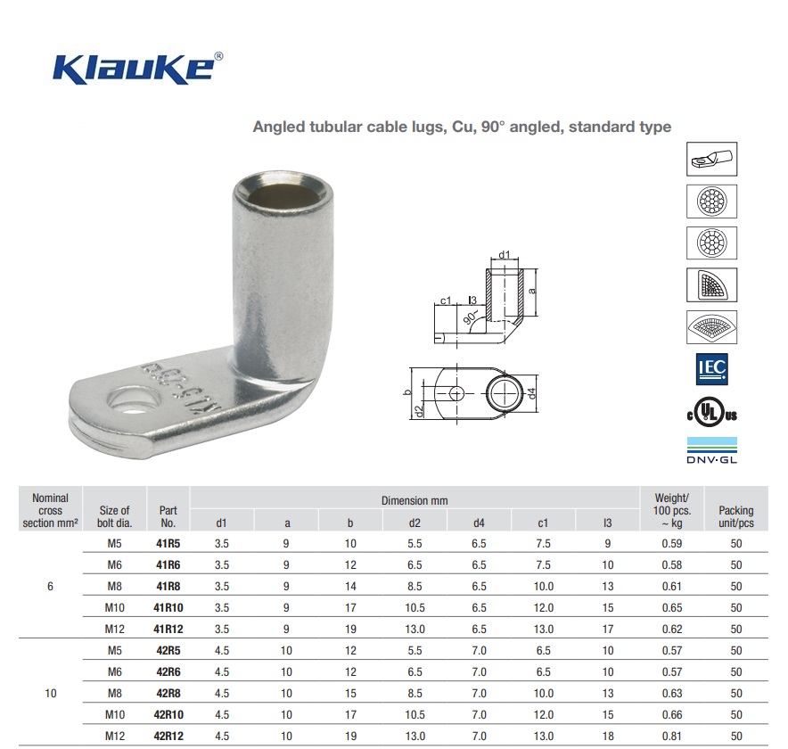 Kabelschoen 90 graden  300 qmm 53R/20 | DKMTools - DKM Tools