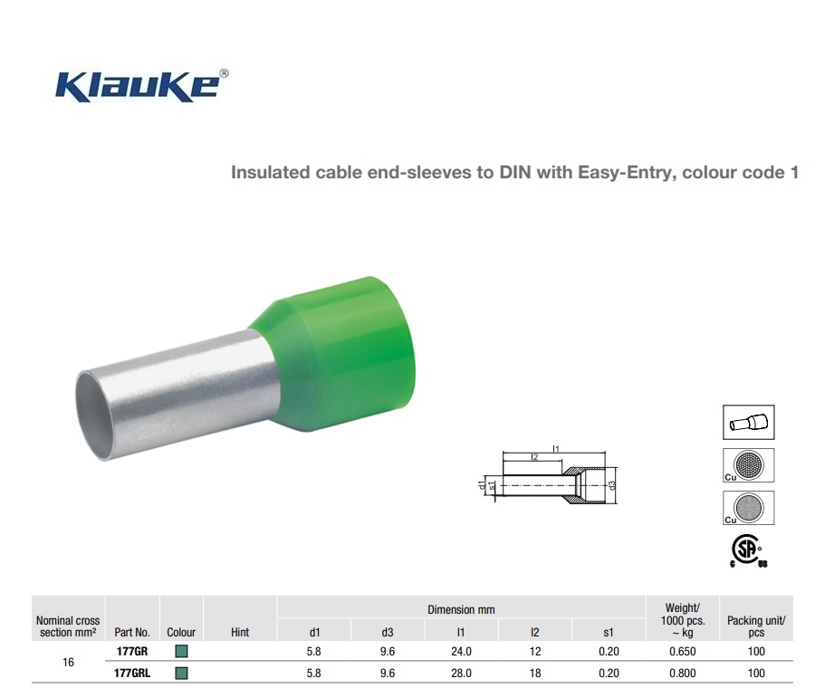 Adereindhuls Groen  0,34 qmm 168/8 | DKMTools - DKM Tools
