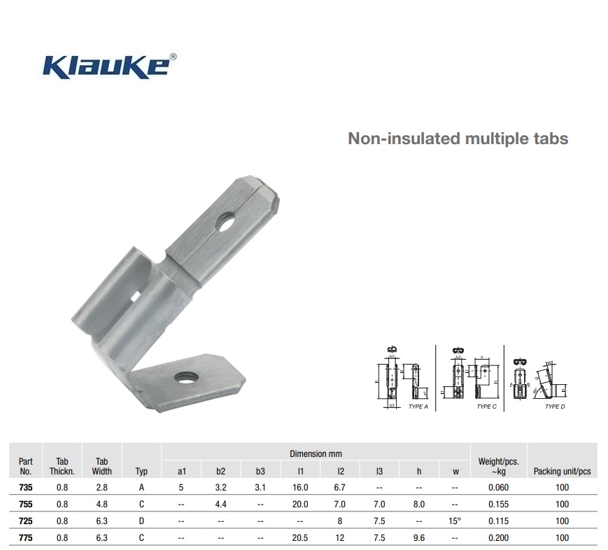 Aftak vlaksteker ongeïsoleerd  755 | DKMTools - DKM Tools