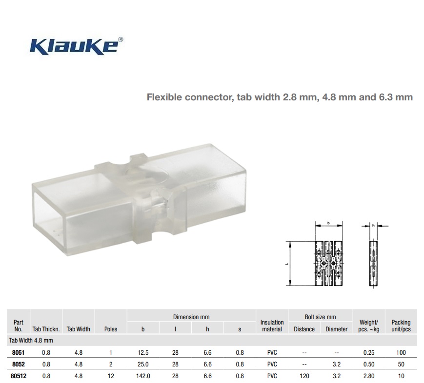 Steekverbinder elastisch  800/1 | DKMTools - DKM Tools