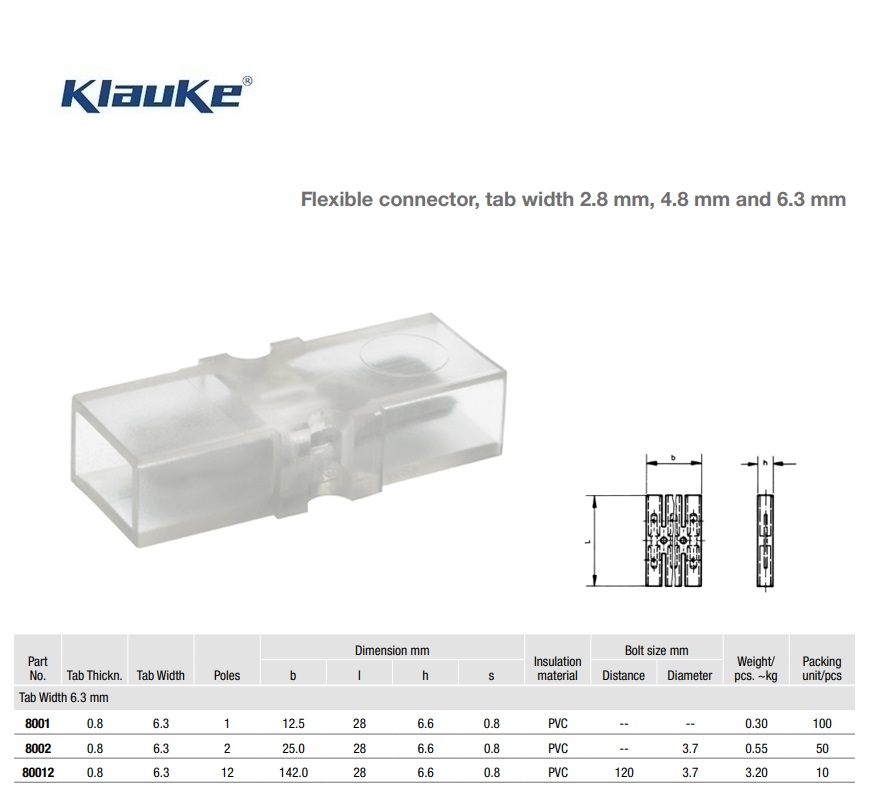 Steekverbinder elastisch  805/2 | DKMTools - DKM Tools
