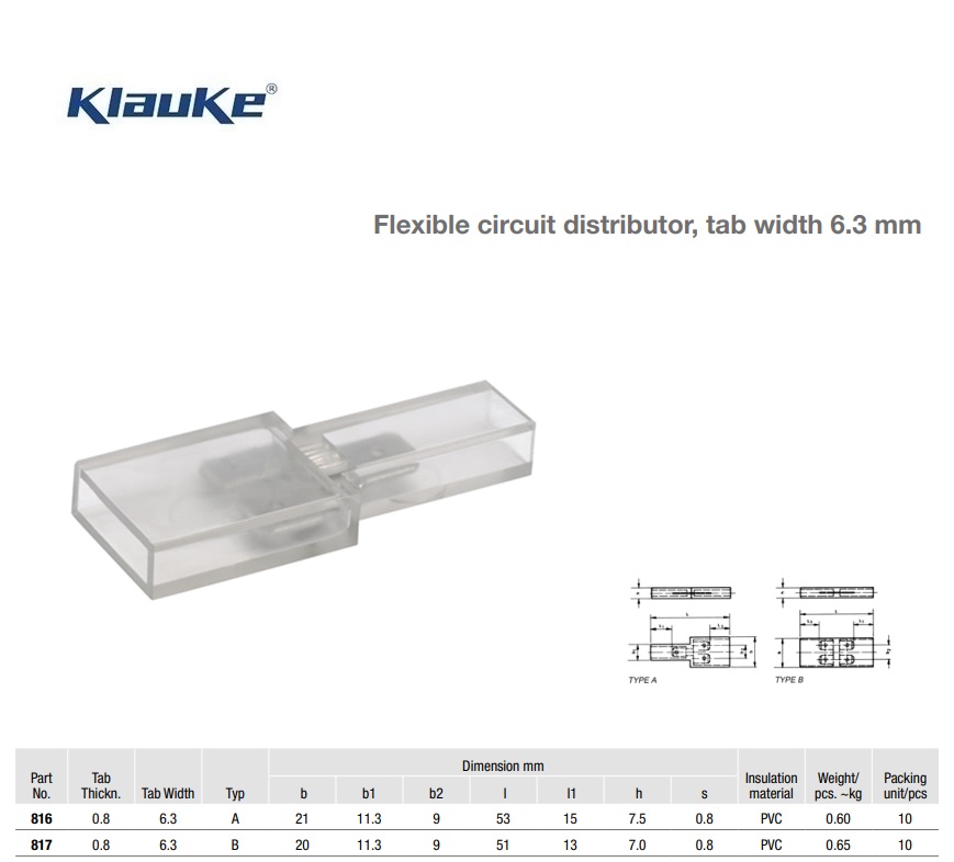 Aftak steekverbinder elastisch  815/1 | DKMTools - DKM Tools