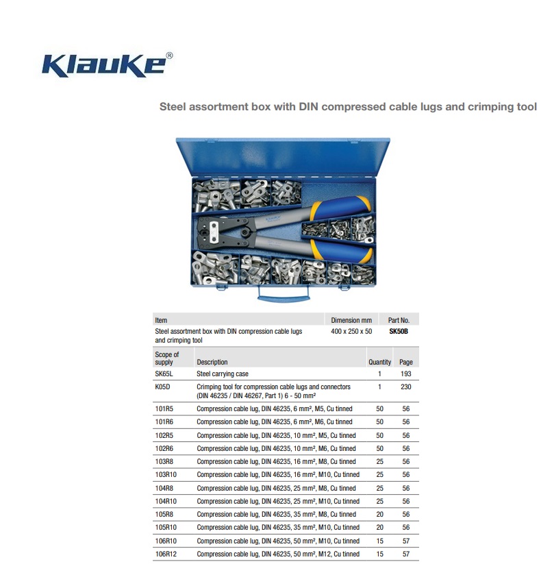 Kabelschoenen | DKMTools - DKM Tools