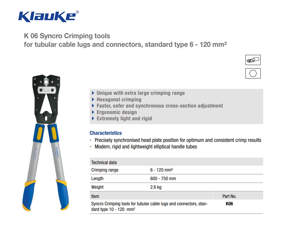 Perstang B 10- 120 qmm K 06 DZ | DKMTools - DKM Tools