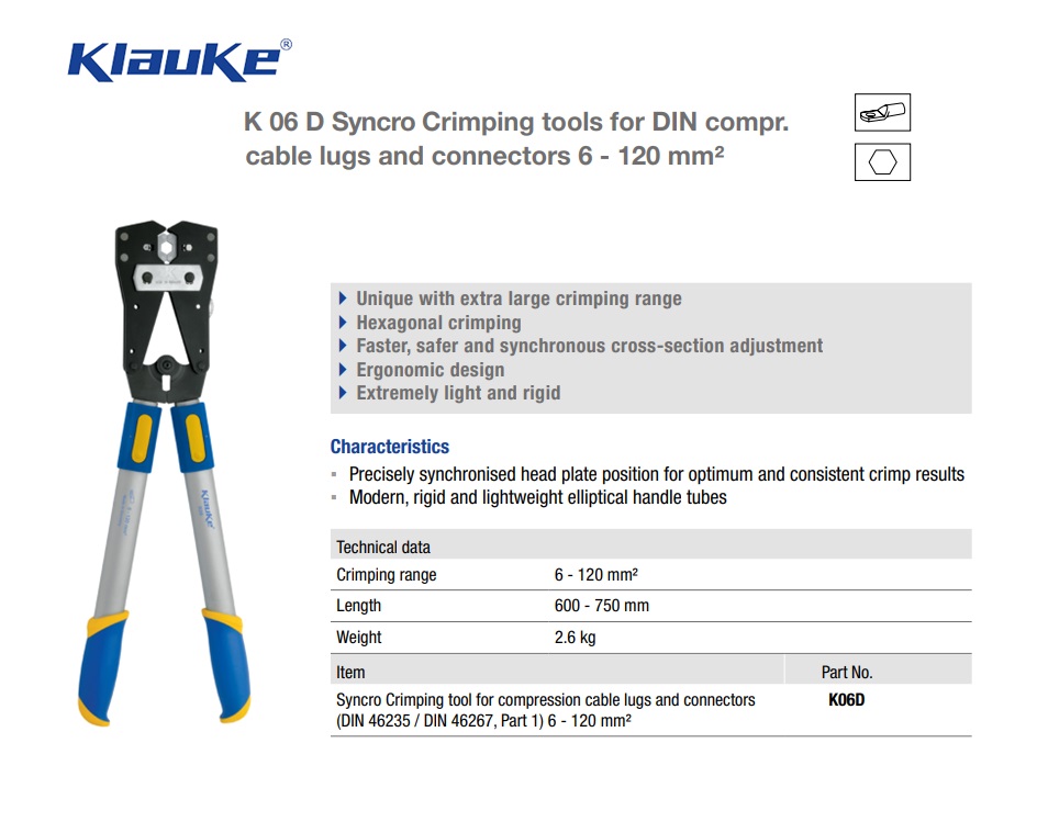 Perstang B 10- 120 qmm K 06Z | DKMTools - DKM Tools