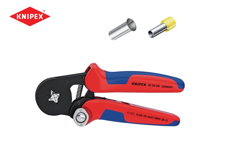 Knipex 97 53 04 Zelfinstellende krimptang 0.08-10.0 + 16.0