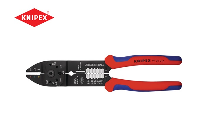 Knipex 97 21 215 Krimptang 230 mm 0,5 - 6 (AWG 20 - 10) mm²