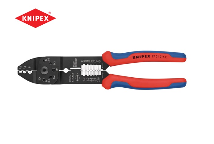 Knipex 97 21 215 C Krimptang 230 mm 0,5- 6 (AWG 20 - 10) mm²