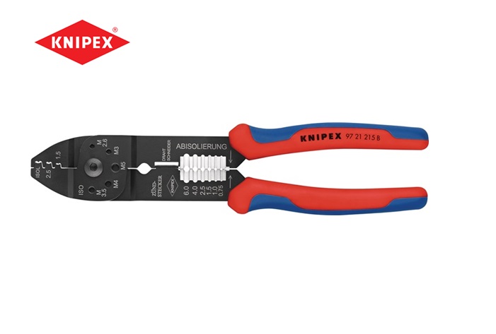 Knipex 97 21 215 B Krimptang 230 mm 0,5 - 2,5 (AWG 20 - 13) mm²