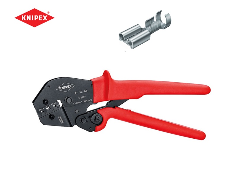 Knipex 97 52 05 Krimptang 250 mm 0,5- 6 (AWG 20 - 10) mm²