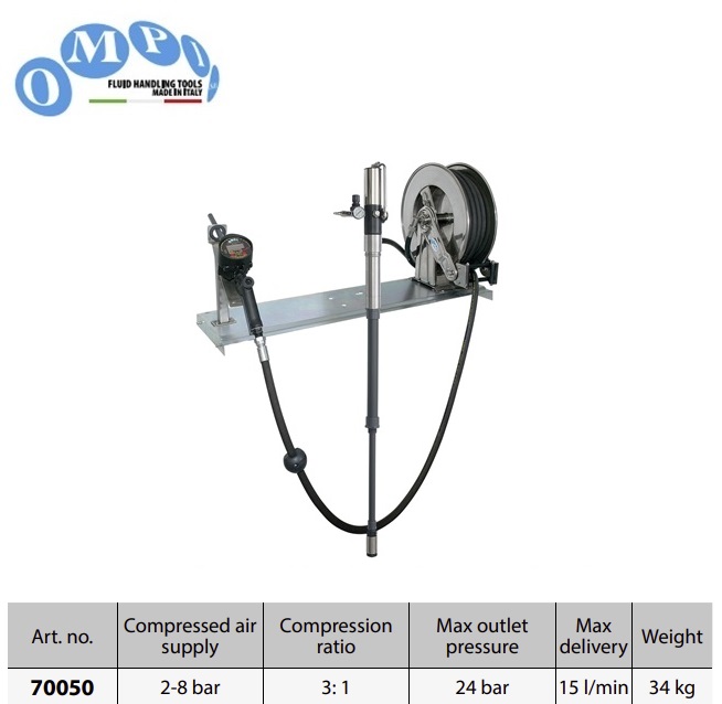 Luchtaangedreven AdBlue Pompset kit 15 l/min | DKMTools - DKM Tools