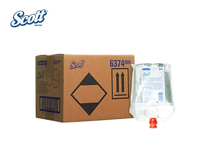 Scott 6374 Reinigingsmiddel voor toiletbril en oppervlakken zak 400 ml tr