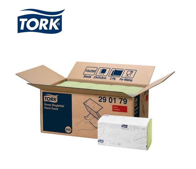 Tork Sanitaire handdoeken 2-laags 230x250mm 15 stuks à 250 vellen