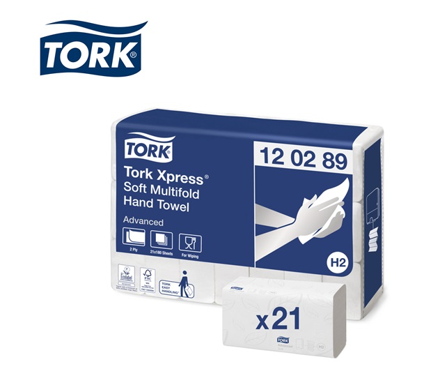 Tork Xpress Multifold Handdoek Advanced 260x210 Z-vouw H2