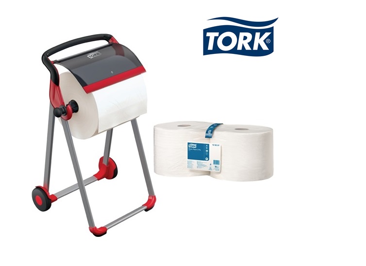 TORK Papierspender-Set Vloerstandaard+4 rollen 1006x646x530mm