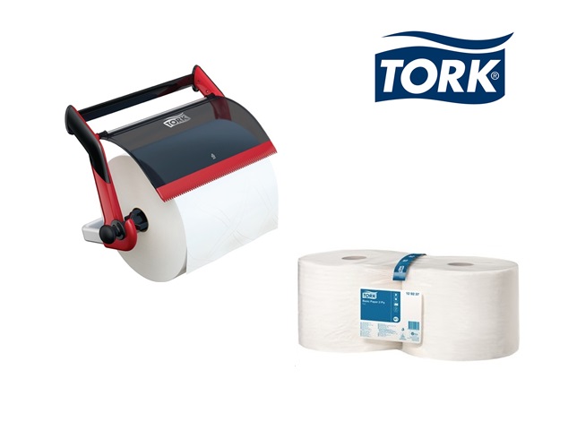 TORK Papierspender-Set Vloerstandaard+4 rollen 1006x646x530mm | DKMTools - DKM Tools