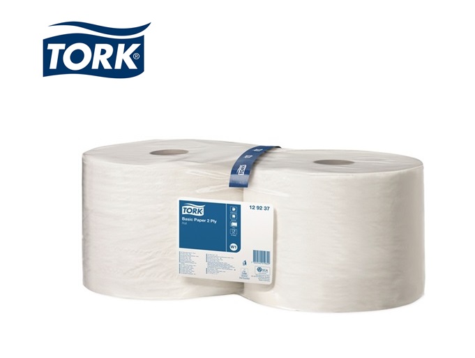 Tork 129237 vulling Basic Poetspapier - W1/W2 340x235 mm